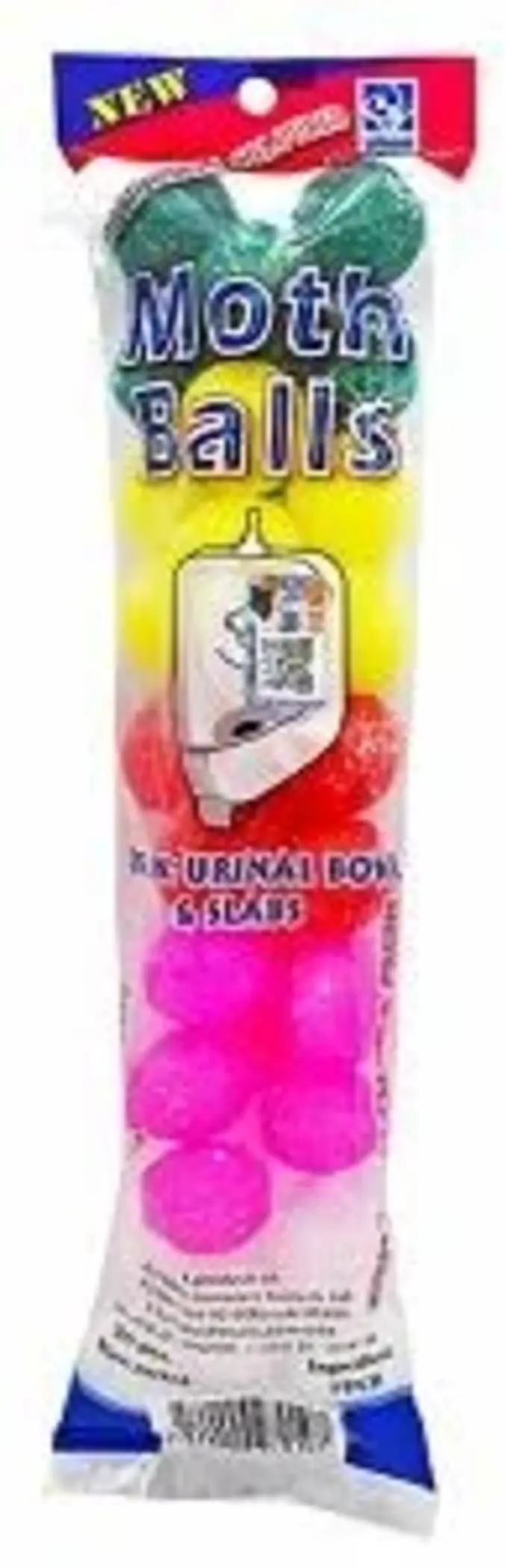 Blue Bubble Moth Ball Coloured 200g